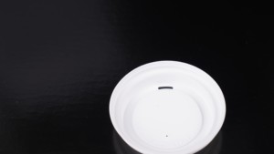 Tapa de boca plana redonda de plástico de material PS blanco para almacenamiento de Bebidas frías - Product Image 2