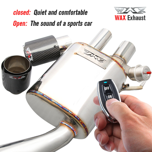 Silenciador de escape de rendimiento Sistema de tubos de escape Catback de acero inoxidable con válvulas electrónicas para Audi <span class=keywords><strong>Q2</strong></span> Q3 Q5 Q7 2015-2022 - Product Image 2