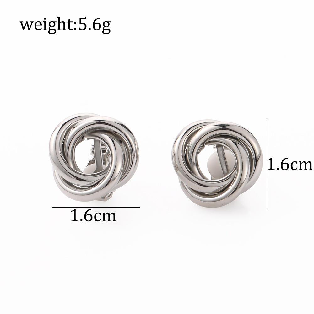 sku6686 silver ear clip