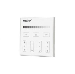 Miboxer X1 panel sentuh 2.4G, Remote <span class=keywords><strong>RF</strong></span> 4 zona kontrol secara terpisah, pengontrol Master <span class=keywords><strong>DMX512</strong></span> warna tunggal yang dapat dikontrol - Product Image 1