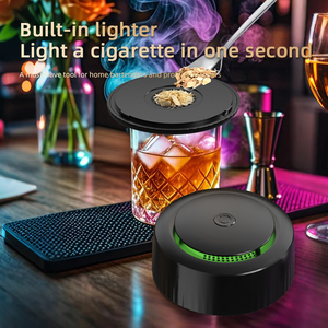 Wholesale Premium Portable Whiskey Smoker Kit ABS+PA Plastic Reusable Eco-Friendly <b>Bar</b> <b>Tool</b> Modern Luxury - Product Image 3