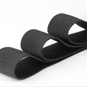 Breedte 1/1.5/ 2/2.5/3/4/5Cm Wit/Zwart Gekleurde Soft Knit Gevlochten Elastische Web Band Voor Naaien kledingstuk Accessoires