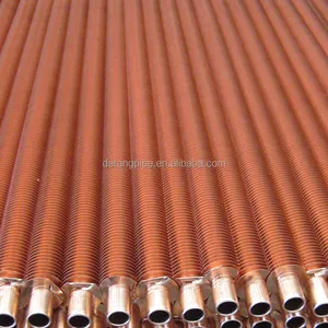 Factory Sale Finned Copper Tubes Spiral Copper Finned Tube