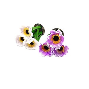 Planta Artificial de Amapola en Maceta Paulon, 10cm-30cm, Plástico, Decoración para el Hogar, Decoración para Bodas, Accesorios para Exteriores - Product Image 5