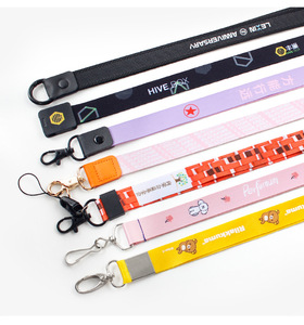 Promotional ID Card Holder <b>Lanyard</b> High Quality <b>Polyester</b> Digital Hook Custom Design for Charity Events Fundraisers - Product Image 1