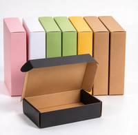 Pochettes d'expédition en forme de livre DVI, 25 pièces par lot, en carton ondulé brun économique avec doublure en éponge pour petites entreprises