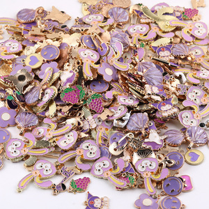 Cartoon Alloy Charms Mixed Color DIY Jewelry Accessories For Keychain Necklace Unisex <b>Gift</b> Yiwu Origin - Product Image 5