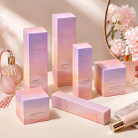 Boîtes d'emballage en carton blanc personnalisées écologiques avec logo imprimé, petites boîtes en carton pour parfum, rouge à lèvres
