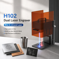 Laser Sparrow H102, double laser 10W 2W, diode infrarouge, fonctionnement simple, dispositif de marquage pour métal, bijoux, bois