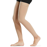 Médical 30/40 Mmhg Compression Chaussette DVT Genou Haute Cuisse Chaussettes Haute Anti Embolie DVT Bas Medias Antiembolicas
