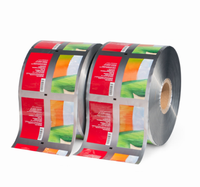 Emballage coloré personnalisé en plastique rigide et translucide Film en rouleau de sauce tomate ketchup étanche à l'humidité pour pâte