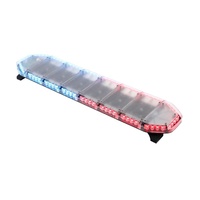 Senken รถพยาบาลรถตำรวจสีแดงสีฟ้าหลังคาหมุนกระพริบไซเรน LED Lightbar