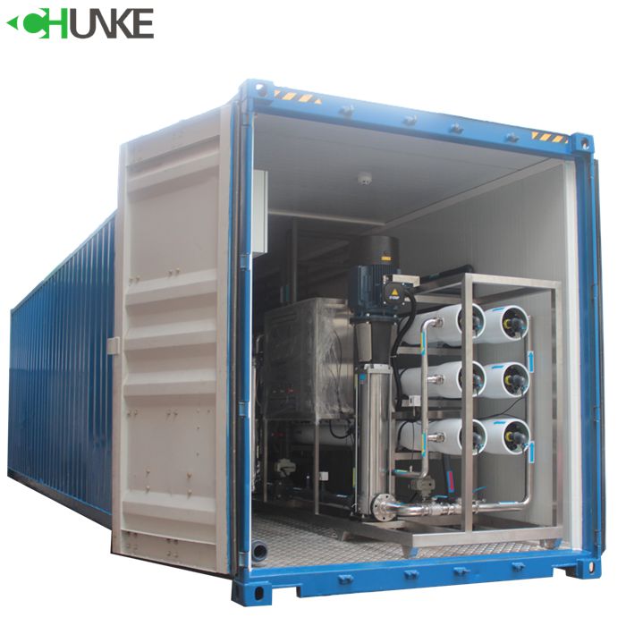 Очистные системы 10,000л в час RO Водоочистное оборудование в 40 контейнере для подачи