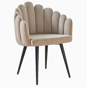 <span class=keywords><strong>Sedia</strong></span> da Pranzo in Velluto dal Design Moderno <span class=keywords><strong>con</strong></span> <span class=keywords><strong>Gambe</strong></span> in Metallo, Resistente ed Ecologica per Arredamento Casa - Product Image 2