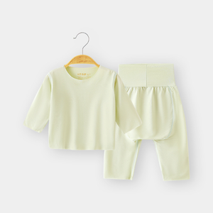 Conjunto de <span class=keywords><strong>Pijama</strong></span> Casual de 2 Piezas para Bebé, Modal Lenzing, Ropa de Dormir para Niños, Pantalones Elásticos de Cintura Alta con Spandex, Camiseta de Manga Larga, 3-<span class=keywords><strong>36</strong></span> <span class=keywords><strong>Meses</strong></span>, Suave para Todas las Temporadas - Product Image 1