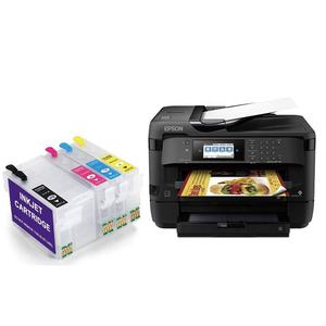 252xl 252 para <span class=keywords><strong>Epson</strong></span> Wf-3620 Wf-3640 Wf-7110 Wf-7210 Wf-7610 Wf-7710 Wf-7720 Wf-7715 Wf-7210 impresoras recarga cartucho de tinta - Product Image 1
