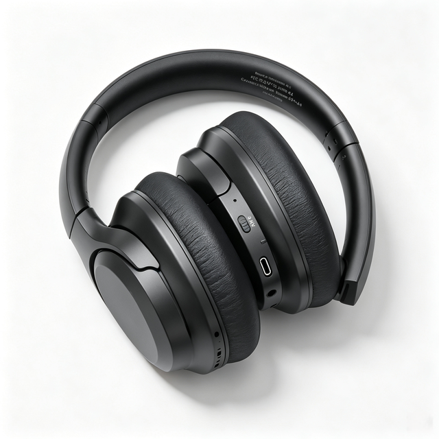 Starsky ANC Noise Cancelling Over-Ear Wireless Headphones Dynamic Drivers for 5.3 AAC Support Portable Folding Design MP3