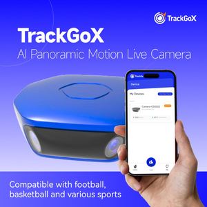 Trackgox Ai Football and Basketball Live Streaming Sports <b>Camera</b>, Capable of Recording and Broadcasting, Portable and Movable - Product Image 1