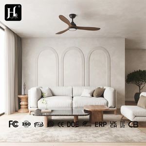 LED <b>ceiling</b> fan 52 inches 3 ABS wood color blade living room decoration <b>ceiling</b> fan with <b>remote</b> <b>control</b> - Product Image 3