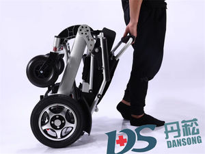 Silla de ruedas eléctrica portátil con ruedas de 16 pulgadas - Product Image 6