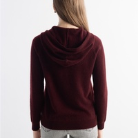 Pulls blancs à demi-zip en laine pour femme, à manches longues, chauds et confortables