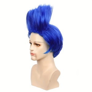 Anxin <span class=keywords><strong>chong</strong></span> <span class=keywords><strong>Tian</strong></span> tou Tóc Giả phóng đại kiểu tóc đuôi ngựa cao đạo cụ biểu diễn vui nhộn - Product Image 5