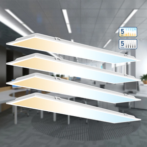 USA in Stock 1x4 FT <span class=keywords><strong>LED</strong></span> a schermo piatto selezionabile CCT con montaggio a filo luce di superficie regolabile Ultra sottile plafoniera illuminata - Product Image 1