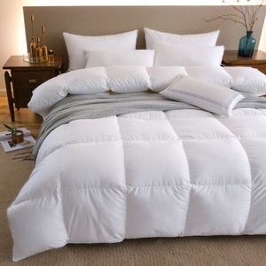 Lông Ngỗng Xuống <span class=keywords><strong>Comforter</strong></span> Vách Ngăn Hộp Chăn Bông Chèn Khách Sạn Bộ Sưu Tập 750 Điền Vào Điện Siêu Mềm Tất Cả Các Mùa Tùy Chỉnh - Product Image 5