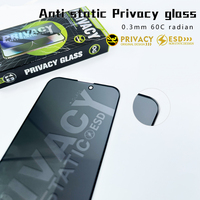 Verre trempé anti-statique et anti-espion pour iPhone 18 Pro Max, protection d'écran ESD 28 degrés pour 17 Air, 15, 16, 13, 14, 12