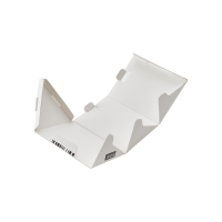 Boîte Cadeau en Papier Personnalisée en Forme de Cylindre Triangulaire Blanc, Emballage pour Avion, Vente en Gros, Écologique, Recyclable, Papier Couché
