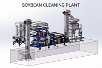 Ligne de production de tri et de nettoyage des graines, nettoyeur de grains pour graines de tournesol, arachides, grains de café