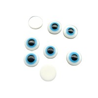 Patchs fantaisie en résine œil de diable pour coques de téléphone DIY, perles plates créatives œil maléfique pour la fabrication de bijoux