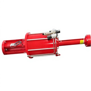 Vanne à lame pneumatique pour boues, commande pneumatique facile via l'air comprimé pour une régulation précise du débit. Structure de portail - Product Image 2