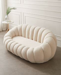 आलसी सोफे एकल और डबल व्यक्ति कद्दू सोफे कुर्सी मेमने वेवेवेट सोफा बालकनी घूमने वाली कुर्सी झूठ और सो सकती है। - Product Image 5