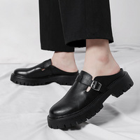 Sepatu Loafer Setengah Tertutup Musim Panas Berkualitas Baik, Nyaman, dan Bernapas untuk Pria