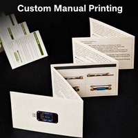 Impression de livrets, catalogues, manuels d'utilisation et emballages personnalisés en carton coloré pour services de conception sur mesure en usine