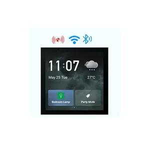 Tuya Smart Home In-Wall Mount Centrale Schakelaar Paneel Met Zigbee Hub Gateway 4 Inch Touch Screen Controller smart Switch