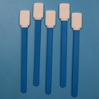 714 Tampon de nettoyage à manche vert, plat et carré, en polyester, pour écrans, lentilles et imprimantes