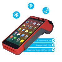Smart Wireless 4G/WIFI/BT GPRS NFC écran tactile portable Android POS Terminal avec caméra empreinte digitale HCC-Z100