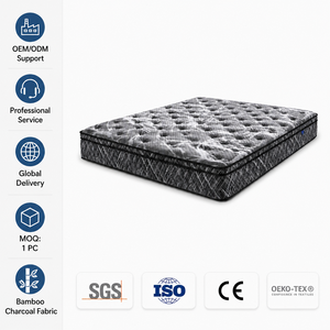 <span class=keywords><strong>Matelas</strong></span> à ressorts ensachés individuels de style <span class=keywords><strong>Simmons</strong></span>, qualité hôtelière cinq étoiles, épaisseur 28 cm, noir, compressé et roulé, pour l'exportation - Product Image 6