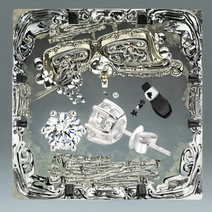 Pendientes de Plata de Ley 925 con Moissanita, Chapados en Oro, con Forma de Flor, para Bodas, Fiestas y Regalos - Product Image 2