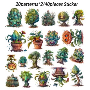 Jai iman 12 giấy tờ và 40 dán vui rừng tự làm trang trí sổ lưu niệm giấy đặt thủ công chất thải Nhật Ký giấy - Product Image 5