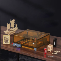 Machine de gravure laser miniature intelligente YHS, machine de découpe et de gravure laser portable pour le bois, certifiée CE