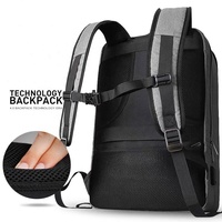 Sac à dos unisexe personnalisé à faible MOQ, style Oxford vintage, imperméable, pour affaires, randonnée, voyage, ordinateur portable, avec port de charge