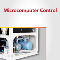 Refroidisseur à vis à refroidissement par air simple