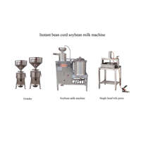 Machine à tofu et lait de soja automatique en acier inoxydable de qualité commerciale, machine à faire du tofu, machine à faire du lait de soja et du paneer