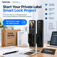 Fabricant de serrures de porte intelligentes à empreintes digitales personnalisées Tediton pour les marques avec personnalisation du firmware, OEM, ODM, logo et emballage