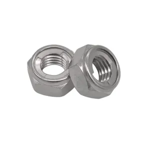 DIN980 Stainless steel All-Metal Prevailing Torque Type Hexagon Nuts Prevailing Torque Type Hexagon Nuts with Two-piece Metal