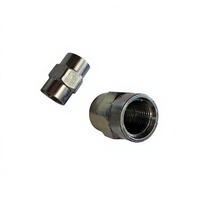 Raccord de tuyauterie hydraulique droit en acier au carbone forgé et acier inoxydable à haute étanchéité