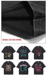 T-shirts en coton personnalisés de haute qualité, vente en gros, t-shirts vierges pour hommes en grande taille, t-shirts de créateurs - Product Image 5